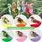12pcs Artificial Foam Feather Birds, 4.7" Clip-On Colorful Birds for Christmas Tree Ornaments, Wreaths, Crafts, Birthday Party Decorations